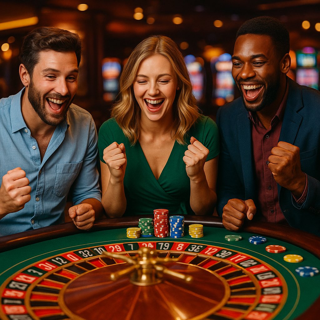 Responsible gaming reminder card with budget time and adults only guidance